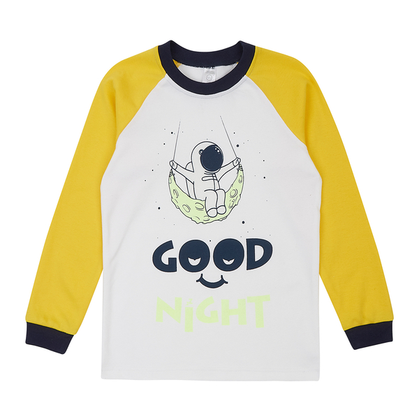 Лонгслів Garnamama Neon LS 104 Желтый Белый (1025117.1333667) - Pampik