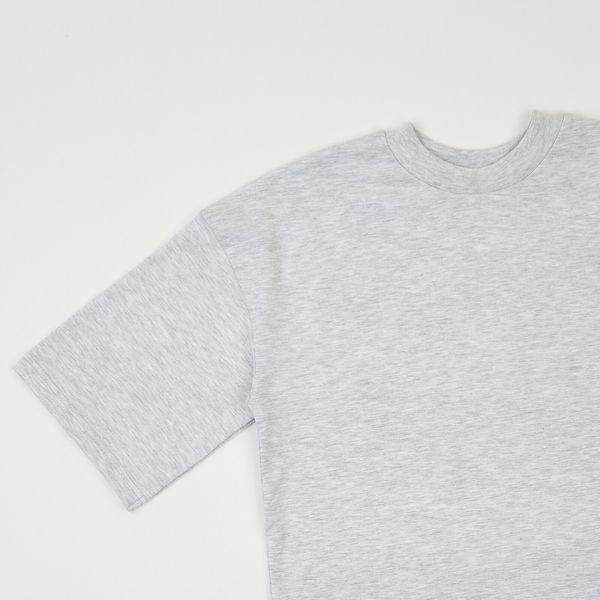 Футболка Garnamama Basic t-shirt oversize 140-146 Серый (975537.1299726) - Pampik - 3