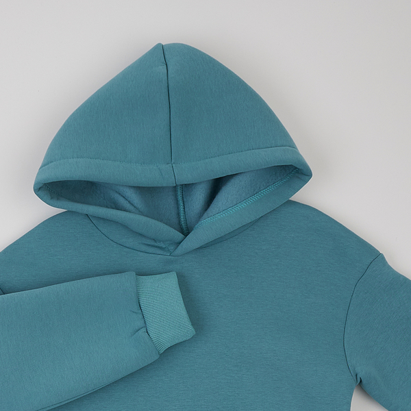 Худі на флісі Garnamama Basic Hoodie soft 140 Зелений (1039115.12353310) - Pampik - 3