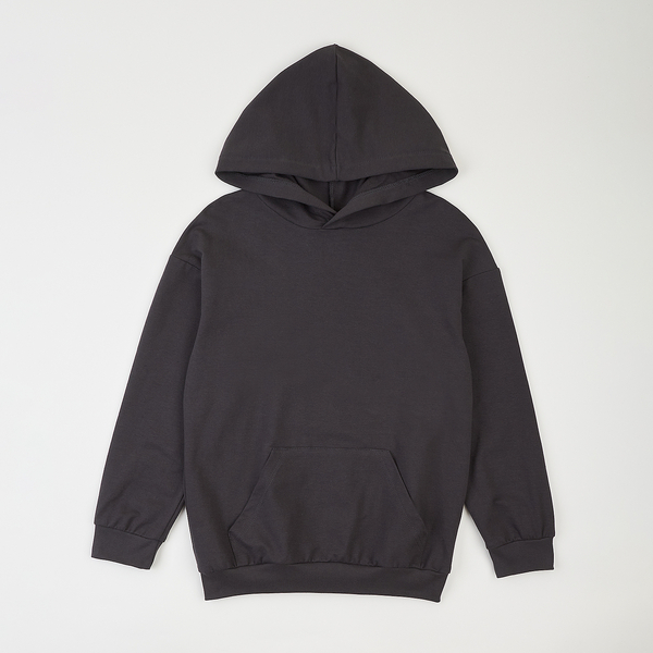 Худі Garnamama Basic Hoodie 2-х нитка 146 Серый (1008893.11408816) - Pampik - 3