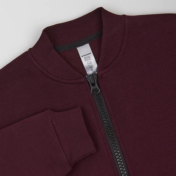 Бомбер утеплений Garnamama Oversize sport zip на молнии 146-152 Бордовый (1042894.1407308) - Pampik - 7
