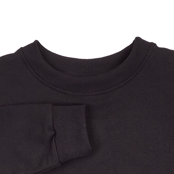 Світшот Garnamama Basic Sweatshirt 2-х нитка 146 Чорний (1021901.1386413) - Pampik - 4