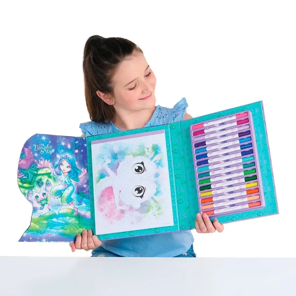 Набір для творчості Nebulous Stars Розмальовка по номерах: Чарівні світи зірок (11381) - Pampik - 6