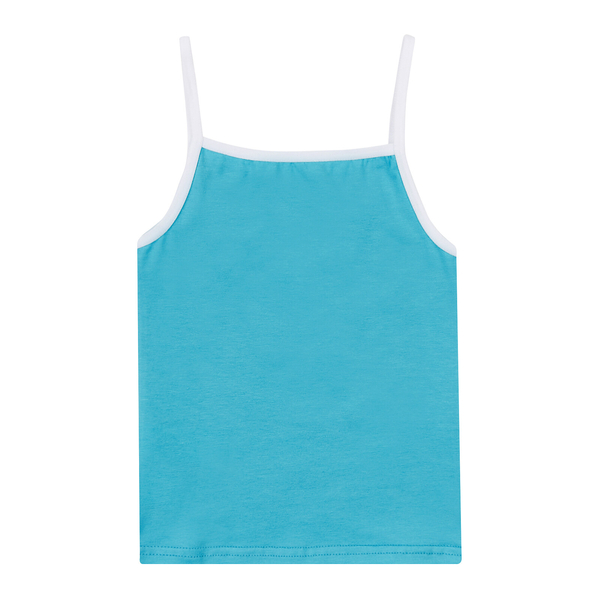 Майка Garnamama Basic vests girl 122-128 Голубой (882264.1093345) - Pampik - 2