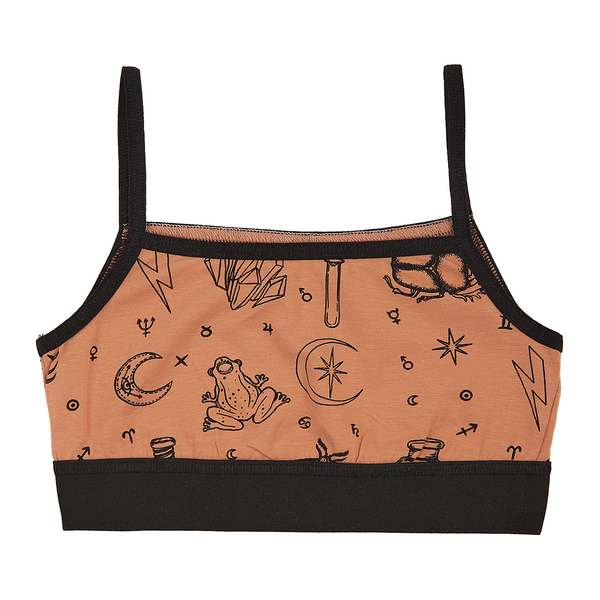 Ліф Garnamama Татоо Crop Tops 134-140 Коричневый (1037817.1402721) - Pampik - 2