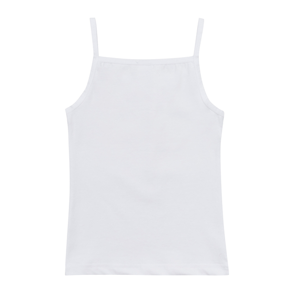 Майка Garnamama Basic vests girl 98-104 Білий (755270.1093341) - Pampik - 2