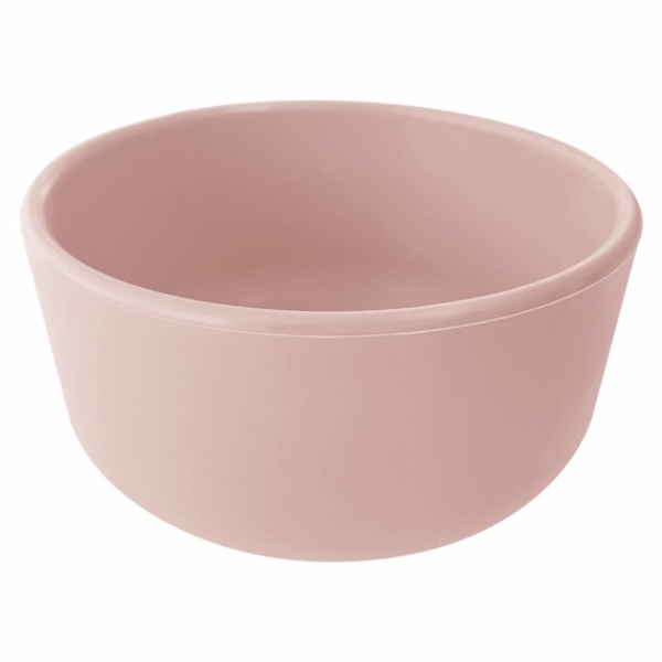 Глибока силіконова тарілка MinikOiOi Basics-Bowl Pinky Pink (101080102) - Pampik