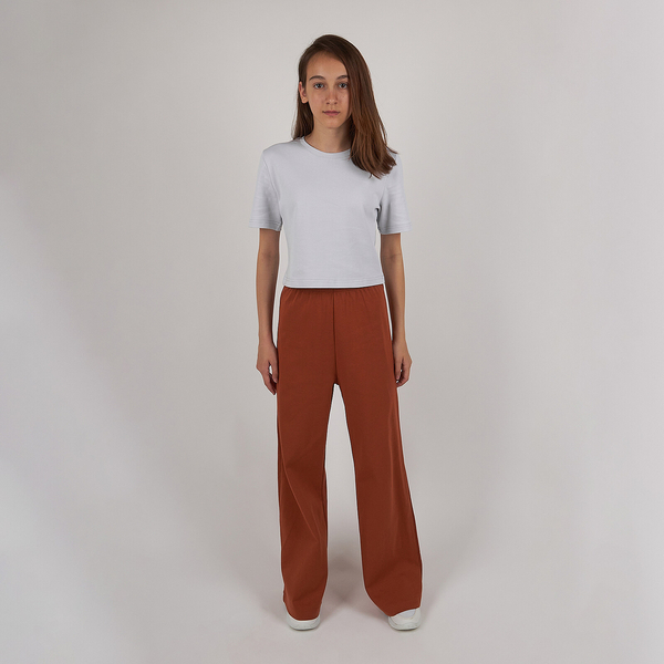 Брюки-палаццо Garnamama Lasting palazzo pants summer 152 Коричневый (996941.1353391) - Pampik