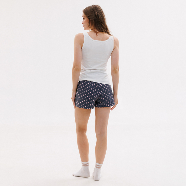 Піжама Garnamama mk032-v/shr02-va M Молоко Синий (1003534.1365412) - Pampik - 2