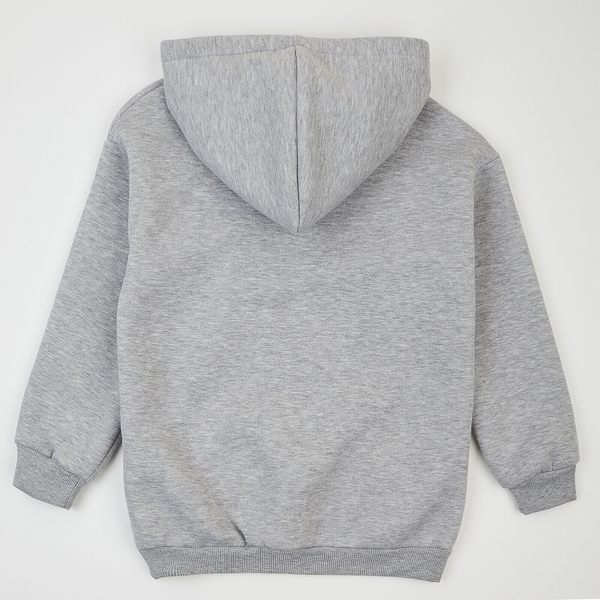 Худі на флісі Garnamama Hoodie soft Butterflies 140 Серый (975868.1331267) - Pampik - 2