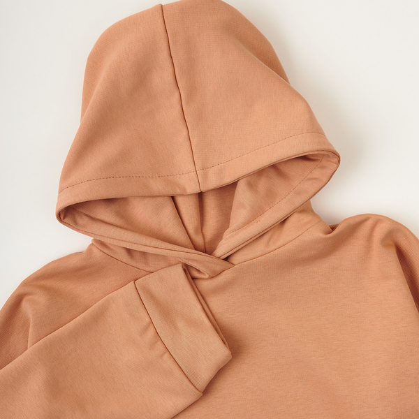 Худі Garnamama Basic Hoodie 3-х нитка 140 Бежевий (910908.1235312) - Pampik - 4