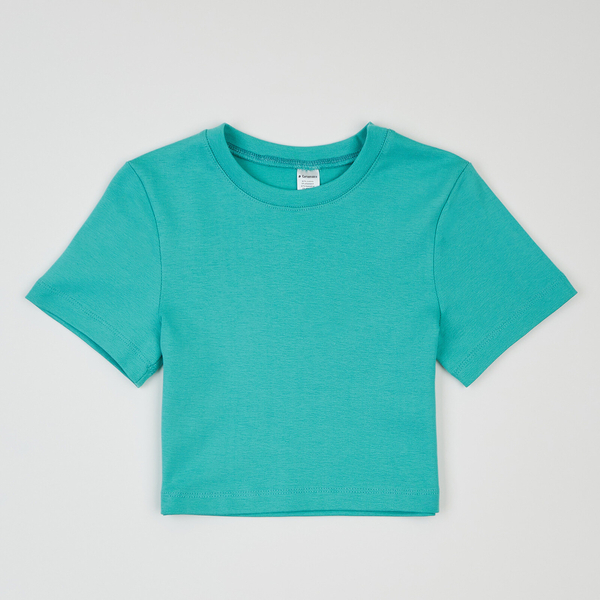 Кроп-топ Garnamama Lasting crop t-shirt 134-140 Зеленый (996959.1353361) - Pampik - 5