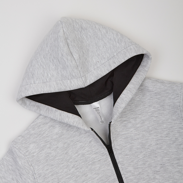 Спортивна кофта на флісі Garnamama Oversize sport zip на блискавці з капішоном накл 158-164 Сірий (1043972.1408943) - Pampik - 7