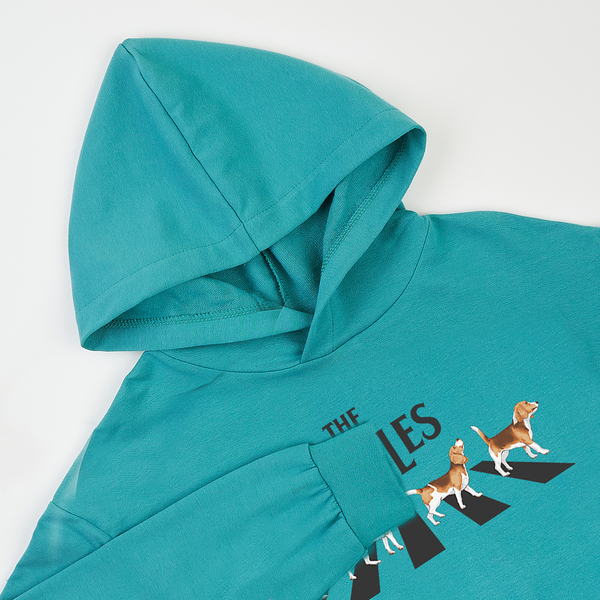 Худі Garnamama Basic Hoodie 2-х нитка 146 Зелений (1009577.1370356) - Pampik - 4