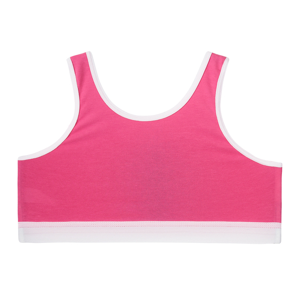 Ліф Garnamama Basic crop tops elastic girl 122-128 Рожевий (868086.1192022) - Pampik - 2