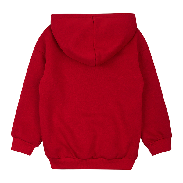 Худі на флісі Garnamama Basic Hoodie soft принт 158 Красный (1035117.13978810) - Pampik - 2