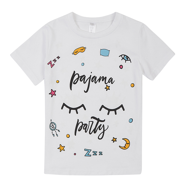 Футболка Garnamama Neon t-shirt, р.116, білий (1030394.13339310) - Pampik