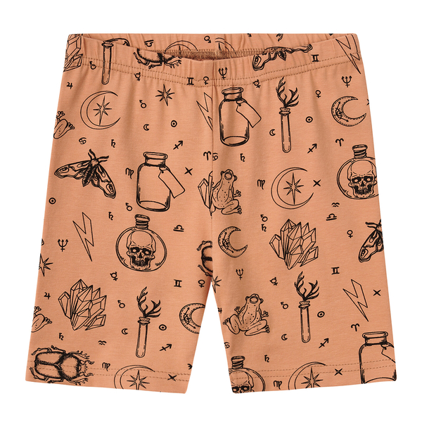 Велосипеди Garnamama Summer 2024 cycling shorts Tatto 122-128 Чорний бежевий (1000212.1225451) - Pampik