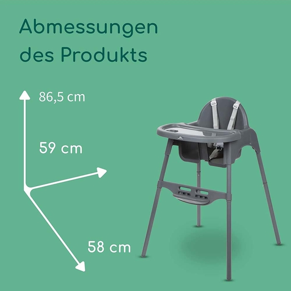 Стільчик для годування Bebe Confort Meely Dark Grey (2712551210) - Pampik - 4