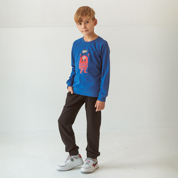 Реглан Garnamama Sleeves малюнок 128 Синий (928683.11930328) - Pampik - 8