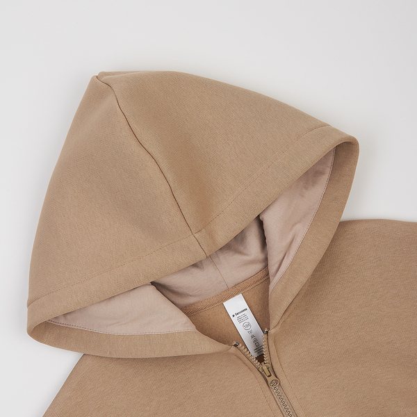 Бомбер утеплення Garnamama Oversize sport hood з капюшоном 134-140 Бежевий (1041690.1407313) - Pampik - 5