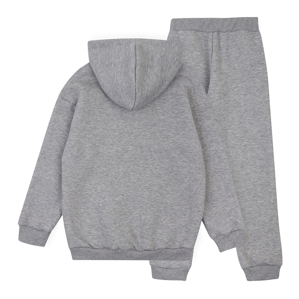 Спортивний костюм на флісі Garnamama Basic Hoodie soft 134 Сірий (1032661.1397591) - Pampik - 2