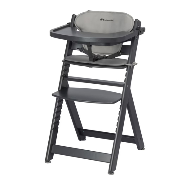 Стільчик для годування з вкладишем Bebe Confort Timba Mineral Graphite (2771130210) - Pampik