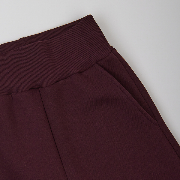 Спортивні штани на флісі Garnamama Oversize sport прямі 146 Бордовий (1042890.1407267) - Pampik - 5