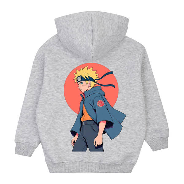 Спортивна кофта на флісі Garnamama Oversize sport zip на блискавці з капішоном накл 122-128 Сірий (1043969.1408943) - Pampik - 6