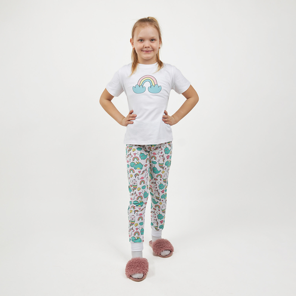 Піжама Garnamama Unicorn 2.0 PG new 122 Белый (902538.1255803) - Pampik - 7