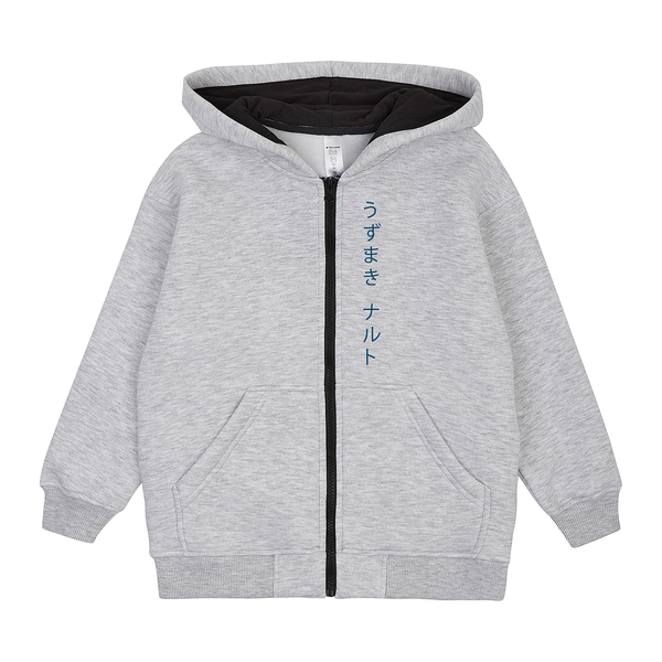 Спортивна кофта на флісі Garnamama Oversize sport zip на блискавці з капішоном накл 158-164 Сірий (1043972.1408943) - Pampik - 5