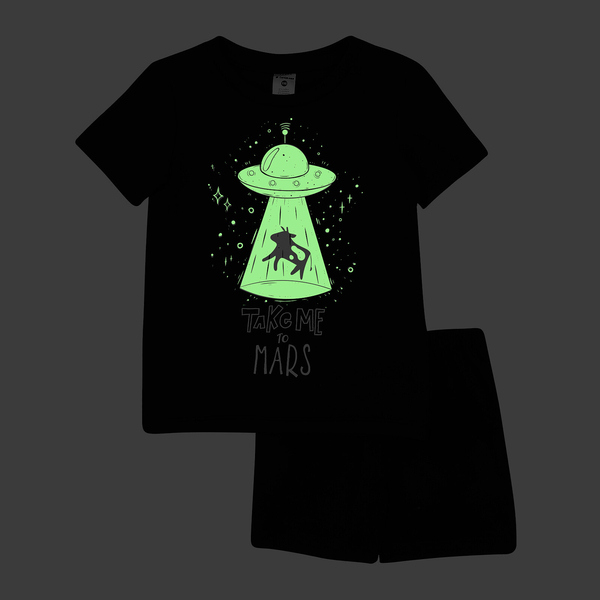 Піжама, що світиться Garnamama Neon PG Summer 110 Чорний (697955.987739) - Pampik - 2