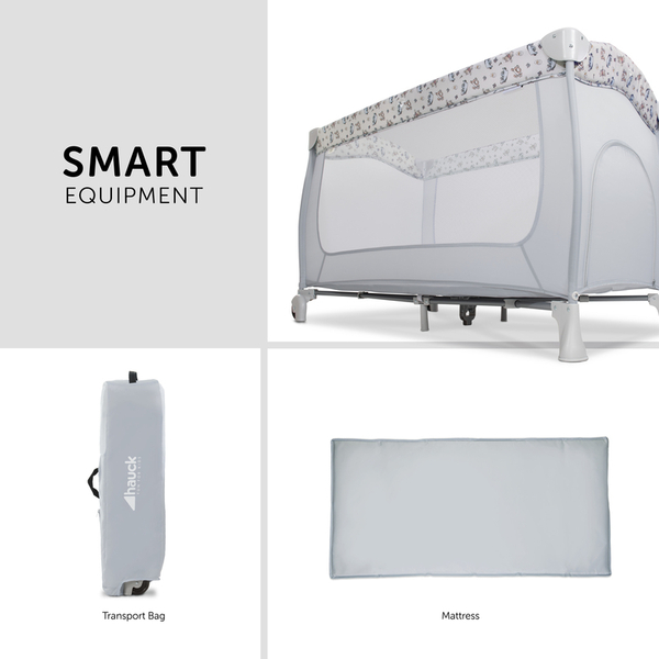 Детская кроватка-манеж Hauck Sleep N Play Go Plus PB Rainbow (60084-9) - Pampik - 10