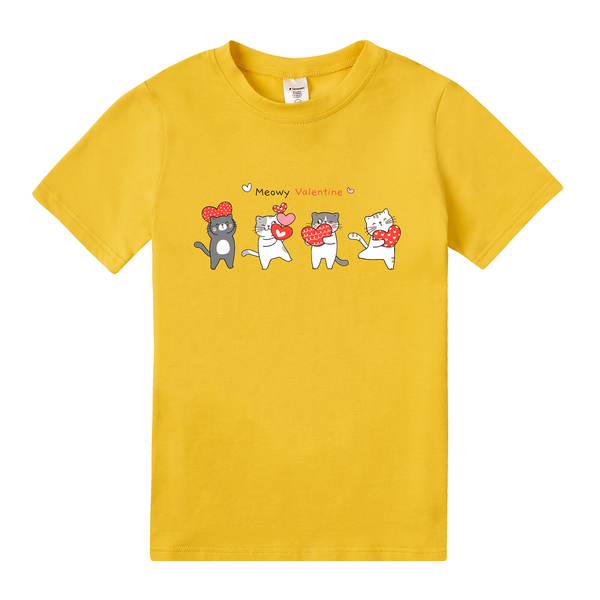 Футболка Garnamama Basic t-shirt Love is 98-104 Желтый (1035167.1400524) - Pampik