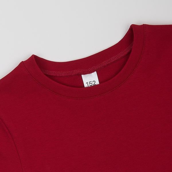 Кроп-топ Garnamama Lasting crop t-shirt 146-152 Бордовий (1040853.1406623) - Pampik - 3