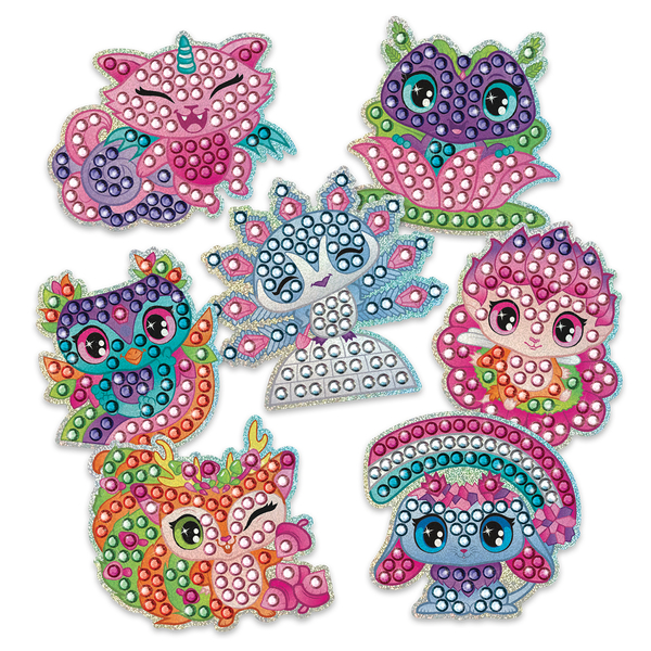 Набор для создания стикеров с алмазной мозаикой Nebulous Stars Космические питомцы (11023) - Pampik - 4