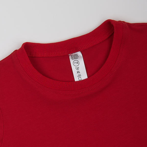 Футболка Garnamama Basic t-shirt new, р.98-104, красный (923786.798829) - Pampik - 3