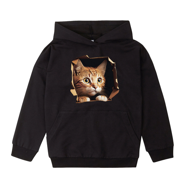 Худі Garnamama Animal Hoodie 128 Чорний (982689.1339502) - Pampik