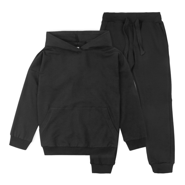 Спортивний костюм Garnamama Basic Jacket 146 Чорний (1012587.1371119) - Pampik