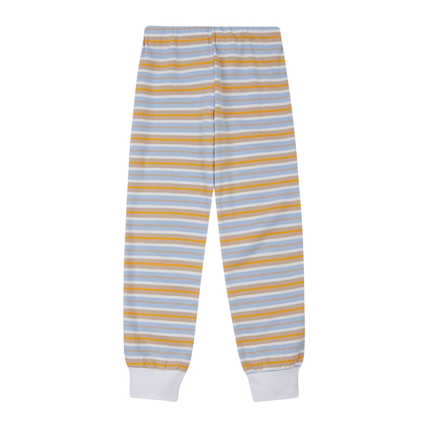 Штаны домашние Garnamama Neon pants, р.128, оранжевый с голубым (1030802.13334614) - Pampik