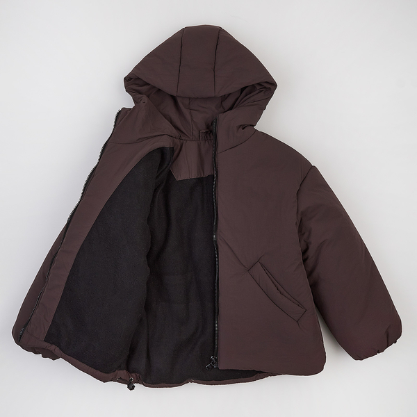 Куртка Garnamama Жатка КРЭШ з капюшоном 116 Коричневый (1056907.1421782) - Pampik - 3