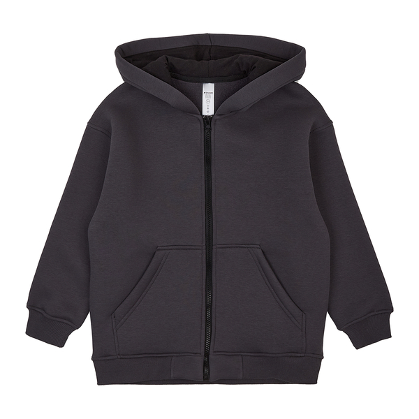 Спортивна кофта Garnamama Oversize sport zip на блискавці з капюшоном 146-152 Сірий (1043383.1408204) - Pampik - 6