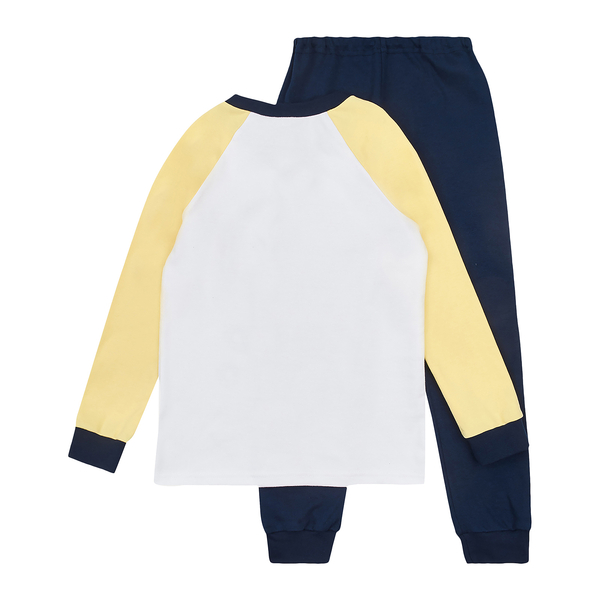 Піжама, що світиться Garnamama Neon PG 122 Білий Жовтий Синий (798770.5084119) - Pampik - 3