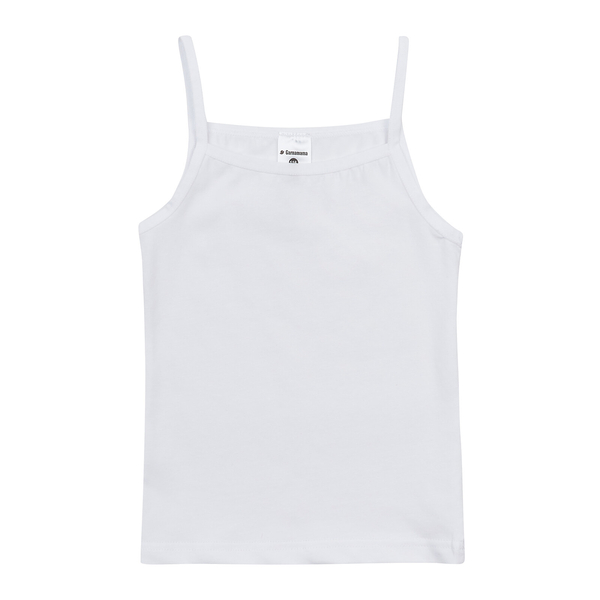 Майка Garnamama Basic vests girl 98-104 Білий (755270.1093341) - Pampik