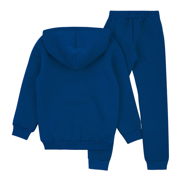 Спортивний костюм на флісі Garnamama Basic Hoodie soft принт 146 Синий (1039841.1404613) - Pampik - 2