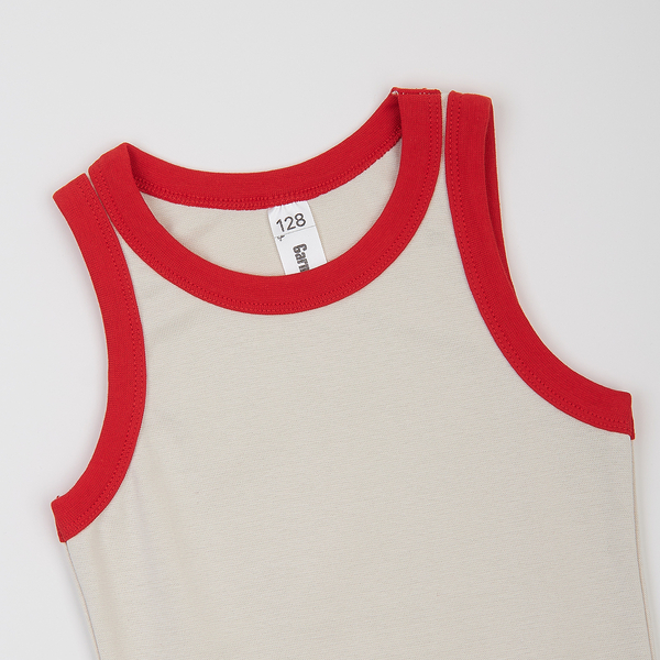 Топ Garnamama Lasting vest 170-176 Бежевый Красный (1043302.13534012) - Pampik - 3