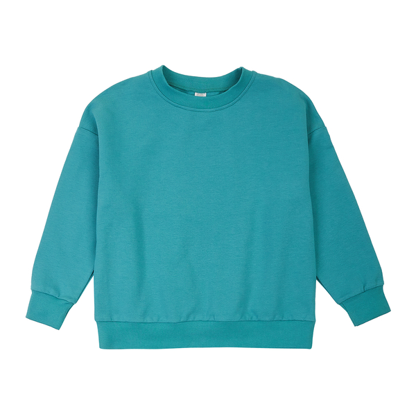 Світшот Garnamama Basic Sweatshirt 2-х нитка 152 Зелений (1013224.1303605) - Pampik