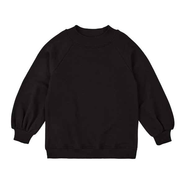 Світшот Garnamama Sweatshirt girl 134 Черный (972819.1330681) - Pampik