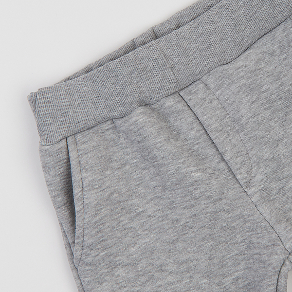 Спортивний костюм на флісі Garnamama Basic Hoodie soft 134 Сірий (1032661.1397591) - Pampik - 4