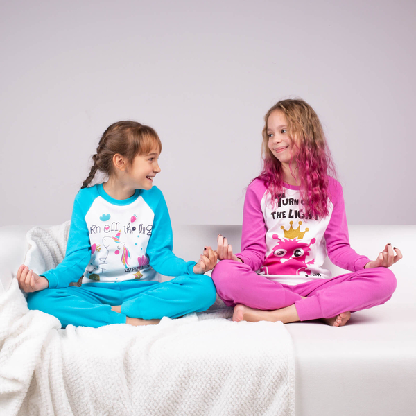 Піжама, що світиться Garnamama Neon PG 158 Білий Рожевий (874579.5084123) - Pampik - 6